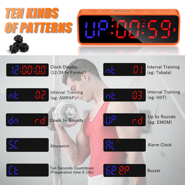 FocusClock Gym Timer with Magnet
